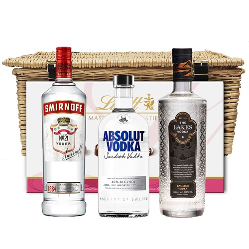 Vodka Family Hamper With Chocolates - Perfect Gift